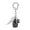 Color:Black, variant on Pet memorialS Key chain wingeds Urn Pendant Stainless Steel Pet Loss Jewelry For Perdurable