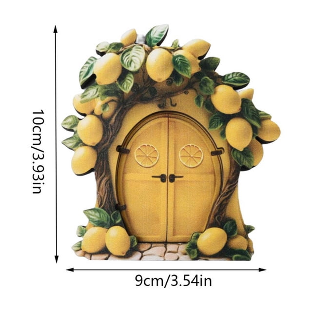 Resin Garden Miniature Floral Outdoor Decor For Patio Yard For Mom Garden Kit Door And Window For Trees Tree Stump Decor