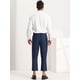 thumbnail image 5 of Pantalones cortos Formales Lars Amadeus de vestir ajustados color sólido Azul marino M, 5 of 6