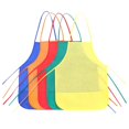 thumbnail image 4 of Kids Paint Smock Non Woven Artist Aprons for Painting 5Pcs Assorted Color, 4 of 5