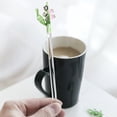 thumbnail image 3 of Cucharas para café expreso, minicuchara para café con leche con forma de lirio multicolor, cucharitas pequeñas de vidrio para té, cuchara mezcladora con varilla para revolver, 3 of 6