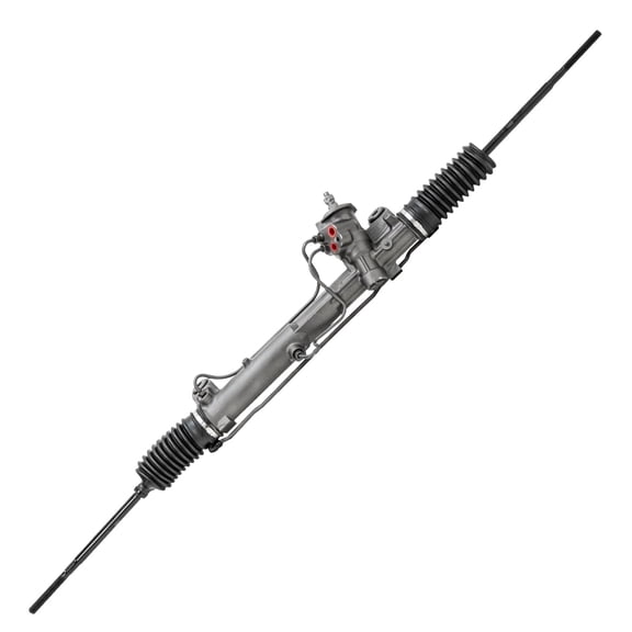 Detroit Axle - Complete Power Steering Rack and Pinion Assembly Replacement for 2000 2001 2002 2003 2004 2005 Ford Focus