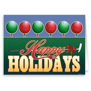 Golf Theme Christmas Cards - 18 Golfing Christmas Greeting Cards