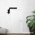 thumbnail image 2 of C-CRAFT Custom Cat Metal Decorative Door Corner 8 inch For Home & Office Decor, 2 of 4