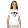 thumbnail image 4 of Valentine's Day XO Marks The Spot Girls Kids T Shirt Tees Teen Brisco Brands S, 4 of 5