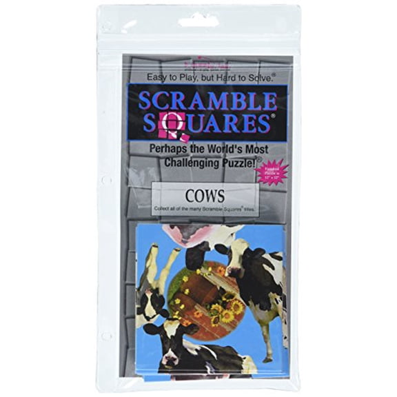 Scramble Squares Puzzle Cows