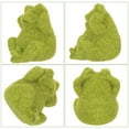 thumbnail image 6 of FRCOLOR Frog Garden Statue Simulated Grass Frog Figurine Garden Frog Ornament Garden Decoration, 6 of 8
