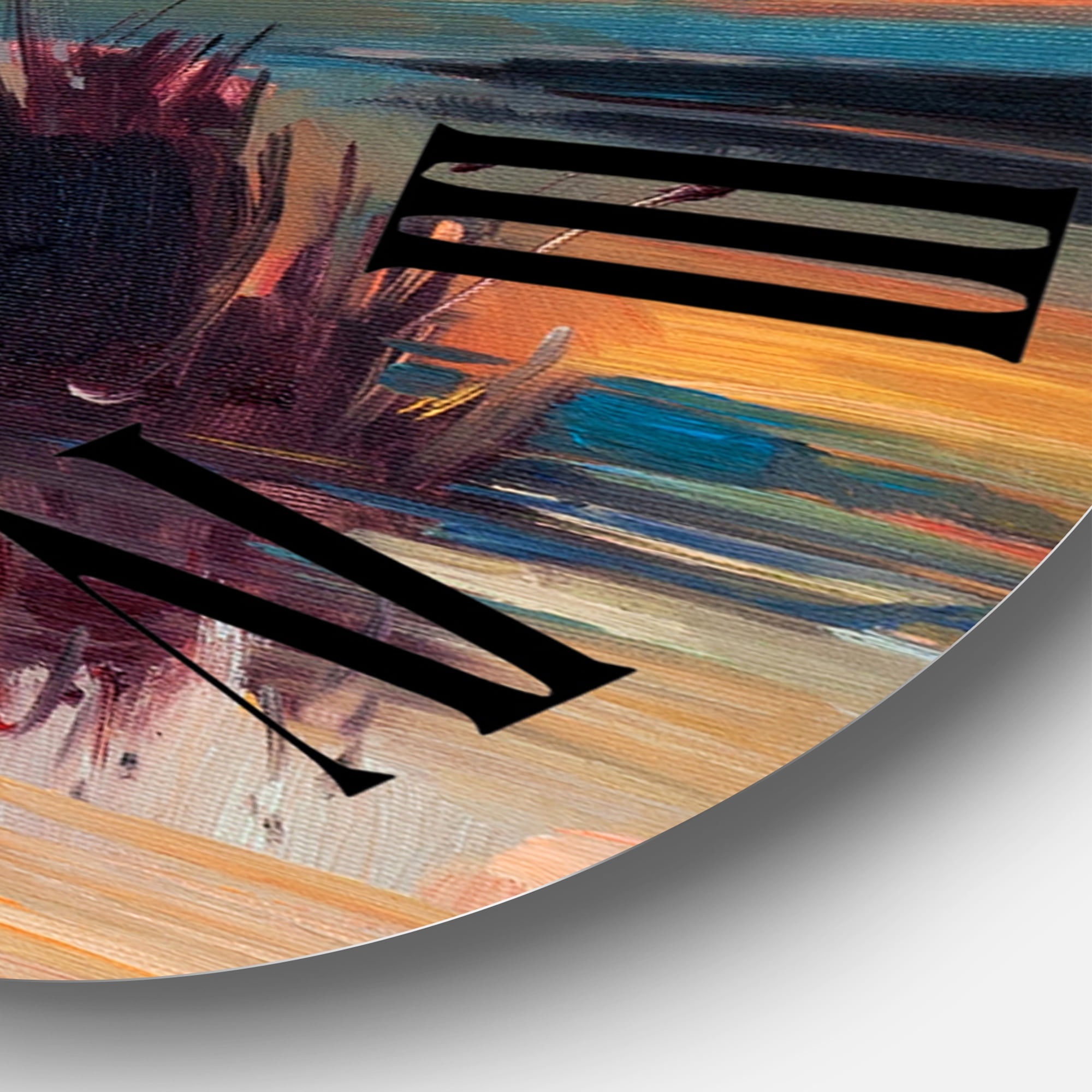 Designart 1 in Coastal Wall Clock