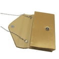 thumbnail image 4 of Qarigey Bolso tipo sobre de poliéster para mujer, cerrojo Rectangular portátil, repuesto de diamantes de imitación, Color sólido, para Bolsas de mensajero y de hombro Oro, 4 of 6