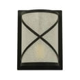 thumbnail image 3 of Meyda Tiffany 126477 6" W Whitewing Wall Sconce - Black, 3 of 3