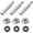 C, variant on HHGBAD Angle Grinder Extension Rod Connector - Multi-Function, 45# Steel, Seamless Docking, Easy Installation, Fits Model 100 Polishers