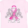 thumbnail image 4 of Inktastic Hope- Pink Ribbon Breast Cancer Awareness Boys or Girls Toddler T-Shirt, 4 of 5