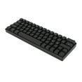 thumbnail image 4 of Teclado mecánico 64 teclas RGB inalámbrico 2,4 G BT3.0 5.0 Tipo C Conexión por cable Teclado mecánico ergonómico negro Interruptor de acción lineal, 4 of 10