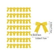 thumbnail image 3 of 50PCS Decorative Yellow Bow Valentines Party Decor, Bow for Tree Valentines Tree Ornaments, Valentines Day Decor for Tree, Twist Tie Bows Birthday Bow Decorations, 3 of 6
