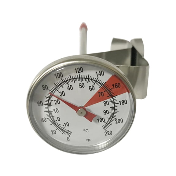 yotijay Coffee Milk Thermometer and Clip Kitchen Tools Dial Instant Read Thermometer for