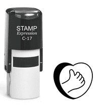stampexpression - Thumbs Up Self Inking Rubber Stamp - Black Ink (A-61872)