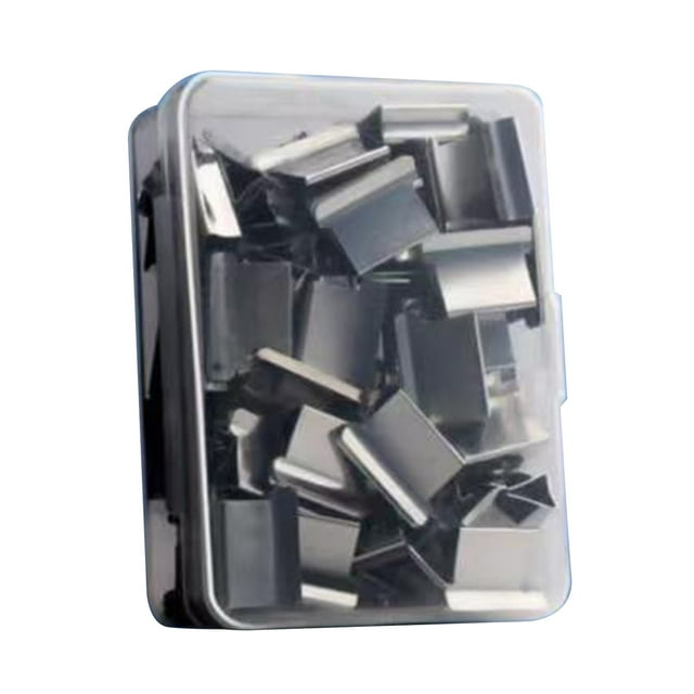 <p>Pusher Dispenser Clip, Metal Decorative Simple Exquisite Looking Multiple Use Handheld Pusher Refill Clips Robust For Fixing Test Papers</p>