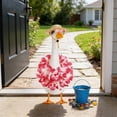thumbnail image 4 of Stijggn Porch Goose Spring Outfits 23 Inch Hawaiian Porch Goose Outfits, Summer Lawn Goose Costume, Yard Goose Clothes Hawaiian Wreath for 23'' Porch Lawn Goose Statue Clothes Yard Decor, 4 of 6