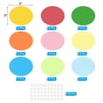 thumbnail image 2 of Round Cutouts, 45 Pack Paper Circles, Colorful Circle Cutout for Classroom, Assorted Color, 2 of 7