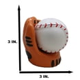 thumbnail image 3 of Ceramic Baseball With Glove Mitt Sports Salt And Pepper Shakers Figurine Set, 3 of 8