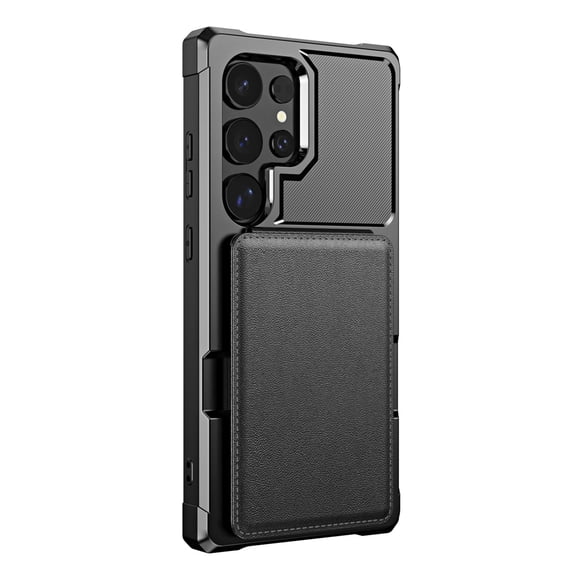 Case for Samsung Galaxy S26 Ultra/S26 Plus/S26, Up and Down Flip Wallet Case Shockproof Cover