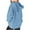 Blue, variant on Hoodies with Pockets 4-14 Years Boys and Girls Solid Casual Hooded Sweatshirts Baggy Comfy Pullover Tops Streetwear