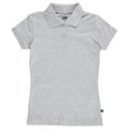 thumbnail image 2 of Lee Uniforms "Standard Fit" S/S Pique Polo (Junior Sizes S - 3XL) - gray, 3xl (Big Girls), 2 of 2