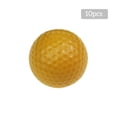 thumbnail image 4 of Greeniant 10 piezas 1 Juego de pelotas de Golf colorido pequeño accesorio de Golf portátil práctica pelota flotante para entrenadores usuarios adultos Golf amarillo Greeniant OD003040-03, 4 of 6