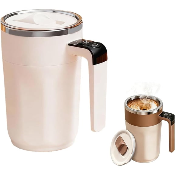 Automatic Magnetic Self Stirring Coffee Mug, 2026 Upgrade Magnetic Mixing Coffee Cup with Lid for Home and Office, Self-Stirring Mug Suitable for Coffee Milk Tea