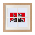 thumbnail image 1 of China Red Education Promotion Culture Pantalla de escritorio de pared de marco 4 aperturas, 1 of 4