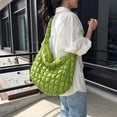 thumbnail image 2 of Bolso cruzado acolchado para mujer, bandolera plisada con burbujas y nube, grande, de diseñador, fruncido, 2023, 2 of 4