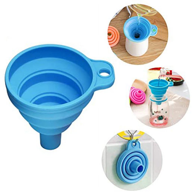 Autrucker Funnels Collapsible, Funnels for Filling Bottles Silicone Funnels  Set Filling Small Bottles Only 1 PCS