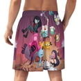 thumbnail image 2 of Adventure Time Men's Pajama Pants Sleepwear Lounge Shorts Bottoms Summer Daily Cozy Soft Ice Silk Pajama Shorts Lightweight Home Beach Shorts, 2 of 8