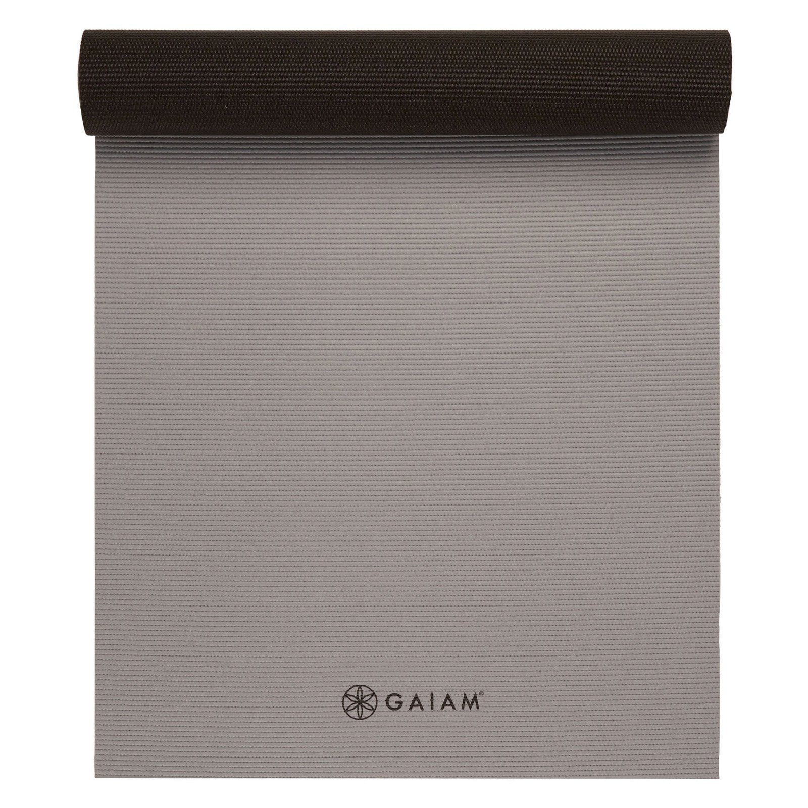 Gaiam Premium 2-Color Yoga Mat, Granite Storm, 5mm
