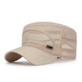 thumbnail image 3 of LiuXxxx Summer Quick-Dry Breathable Mesh Baseball Caps for Men Women Outdoor Sunscreen Fishing Tennis Running Camping Travel Daily Beige, 3 of 3