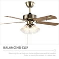 thumbnail image 3 of LOLIPPYY 1Set Golden Ceiling Fan Balance Kit with Clips and Weights for Wobble Reduction and Noise Prevention, 3 of 8