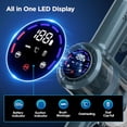 thumbnail image 3 of Aspiradora inalámbrica, potente aspiradora vertical de 400 W y 33 kPa con modo de succión automática, autonomía máxima de 50 minutos, pantalla LED, recargable y antienredos, ligera para el hogar, pel, 3 of 5