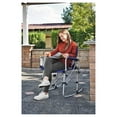 thumbnail image 2 of Portable Outdoor Rocking Director's Folding Chair with Side Table Perfect for Sporting Events, Outdoor Activities, Camping, Patio Furniture, and Relaxing, Navy, 2 of 5