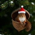 thumbnail image 6 of Taicans forest Animal Acorn Christmas Tree Ornaments - Woodland Critters in Acorn Shells,Santa Hats,Holiday Decorations for Xmas Tree,Festive Hanging Decor,Christmas Gifts, 6 of 6