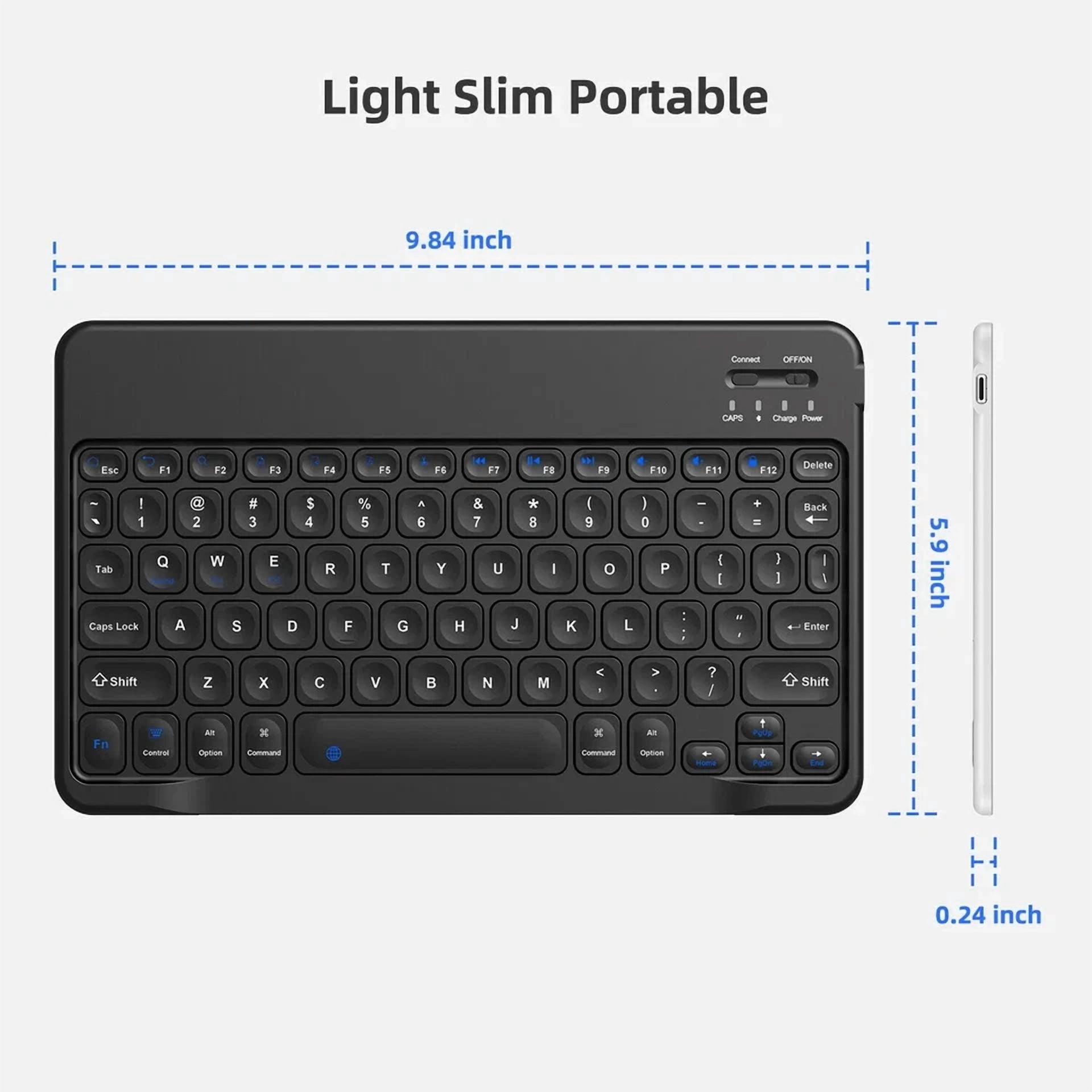 BUTTERFLY- Wireless Bluetooth Keyboard For Windows Android Ios Pc Phone Tablet Universal Us