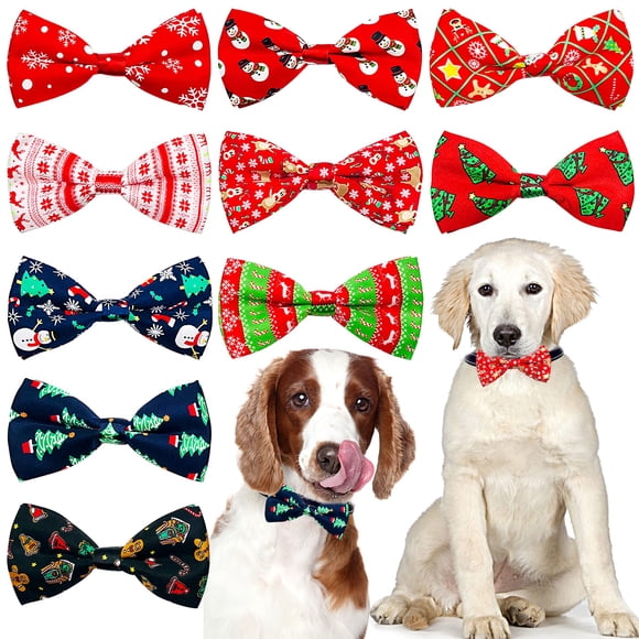Pet Show Christmas para collar de perro, 11 x 7 cm, 10 unidades