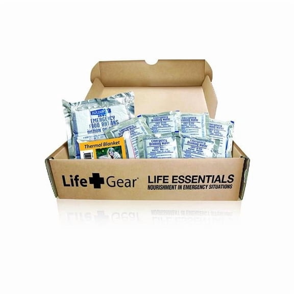 LIFE Plus GEAR Emergency Food, Water and Thermal Blanket