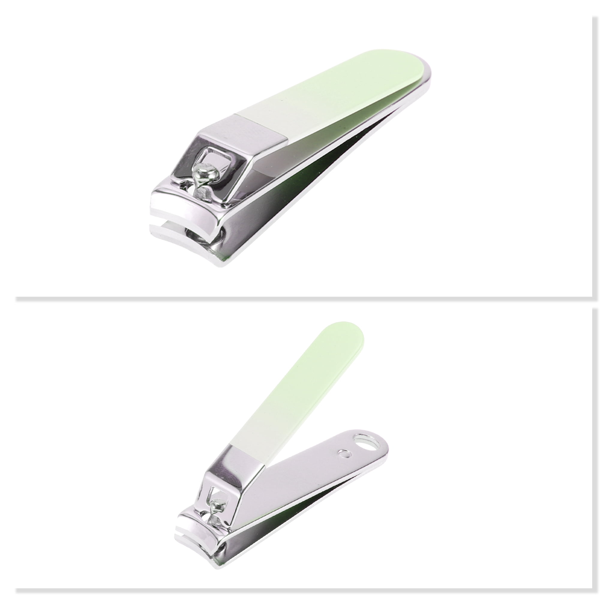 Unique Bargains 7pcs Fashion Nail Clipper Kit 2.24"x 0.47"x 0.59" Gradient Green