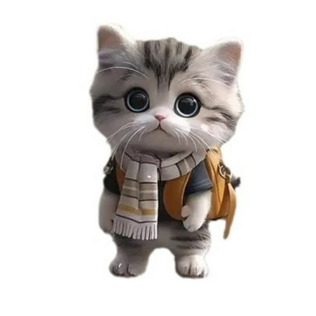 

yilyih Cute Material Flat Car Hanging Decoration Backpack Accessories Home Decoration