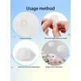 thumbnail image 4 of 1pc Cloud Shaped Wall Hanging, Simple White Polyester Prop Cloud Design Hanging Decoration For Home, 4 of 5