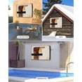 thumbnail image 2 of Outdoor TV Cover 48 to 50 Inch Weatherproof, Vintage Brown Color Blocks Waterproof TV Screen Protector for Outside Decor with Zipper and Pocket 48"L x 30"H , Abstract Graffiti Art Modern, 2 of 7