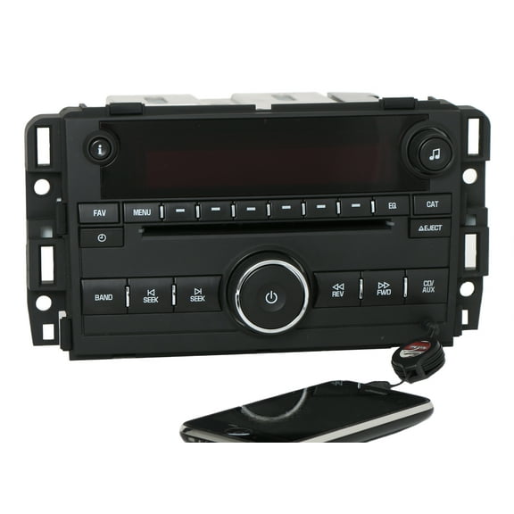 Restored GMC Acadia 2009-2011 Radio AMFM mp3 CD w Aux Input 25941141 Plastic - UNLOCKED (Refurbished)