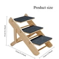 thumbnail image 2 of Foldable Adjustable Pet Ladder Ramp, Anti-Slip Durable Auxiliary Steps for Dogs Cats, 2 of 6