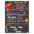 thumbnail image 2 of Cohas Basic First Day of School Milestone Chalkboard, 12 by 16 inches, 3 Bright Markers, 2 of 6