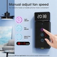 thumbnail image 4 of Tuya Smart WiFi Fan Light Switch Touch Wall Panel Voice Timer Control APP Remote Control Work for Alexa Google Home B, 4 of 5